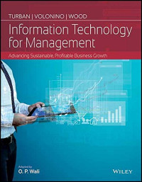 Image of Information Technology For Management Advancing Sustainable Profitable Business Growth